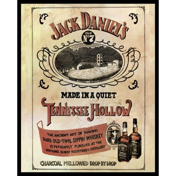 Jack Daniel's Poster Print Whiskey Lovely Artistic Wall Décor Frame Gift